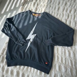 Aviator Nation Bolt Crew Sweatshirt - Charcoal